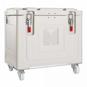 Insulated container for dry ice, model 0150S001