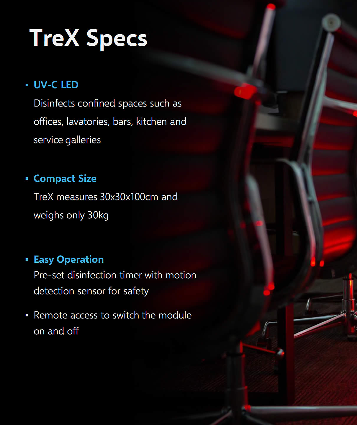 Trex specifications
